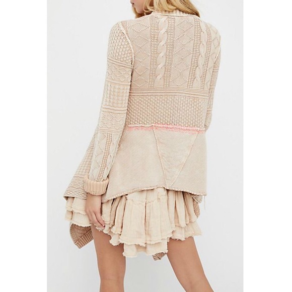 🐚🆕 Free People ✦ All Washed Out Cardi ✦ Sand - Picture 2 of 8